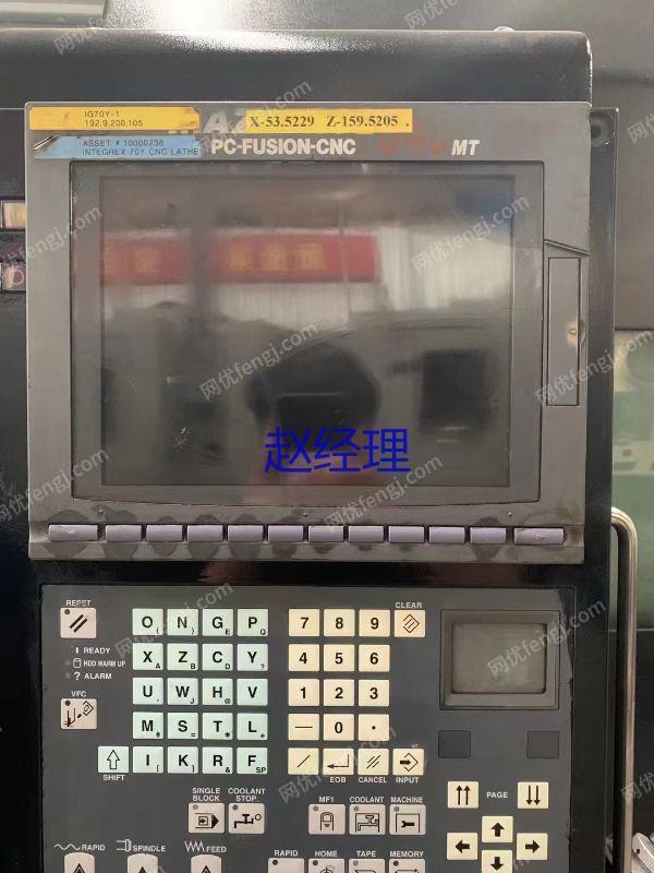 市场库存转让二手马扎克Integrex 70-4米车铣复合PC-Fusion 64MT系