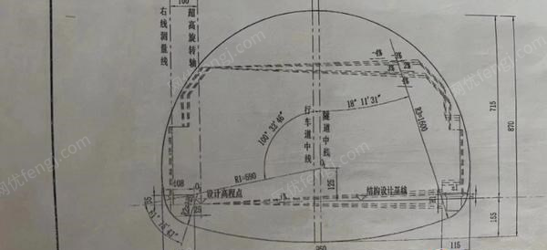 四川成都转让2台二衬隧道台车,用了一个隧道(1200米）