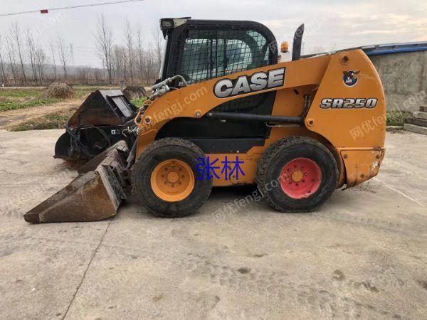 现货库存二手凯斯SR250滑移装载机