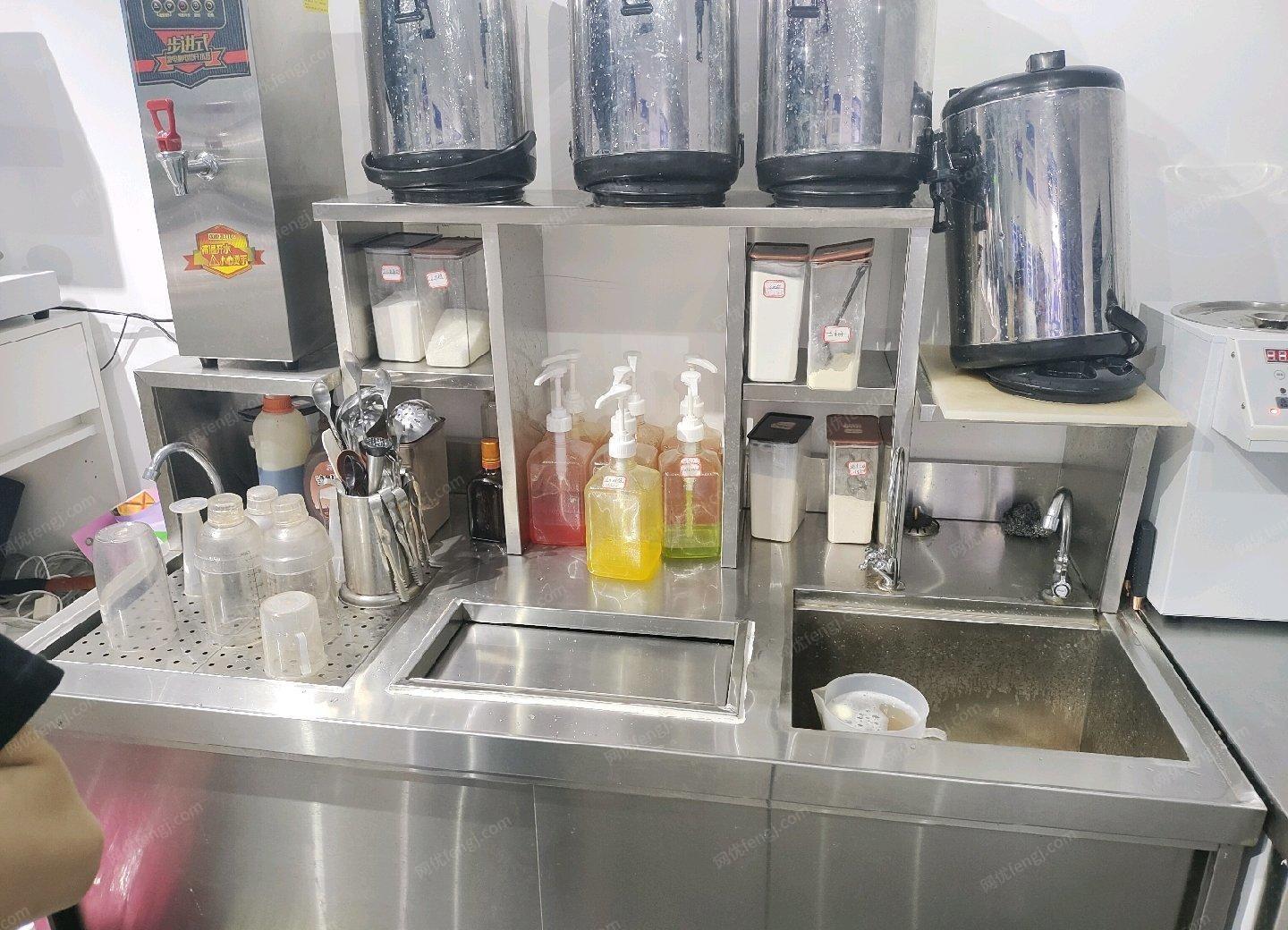 四川南充转让二手奶茶店设备一套，成色9.5新