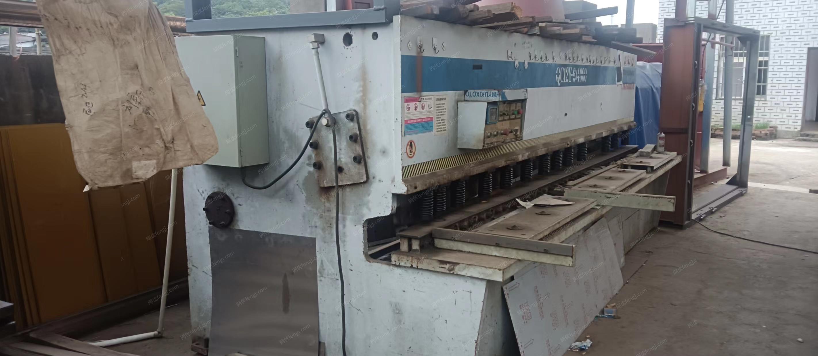 湖南株洲出售九成新4米剪6mm剪板机　125吨4米折弯机