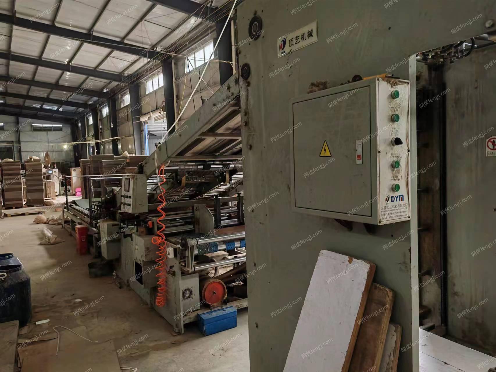 包装厂处理广东1300裱纸机，闲置半年，有图