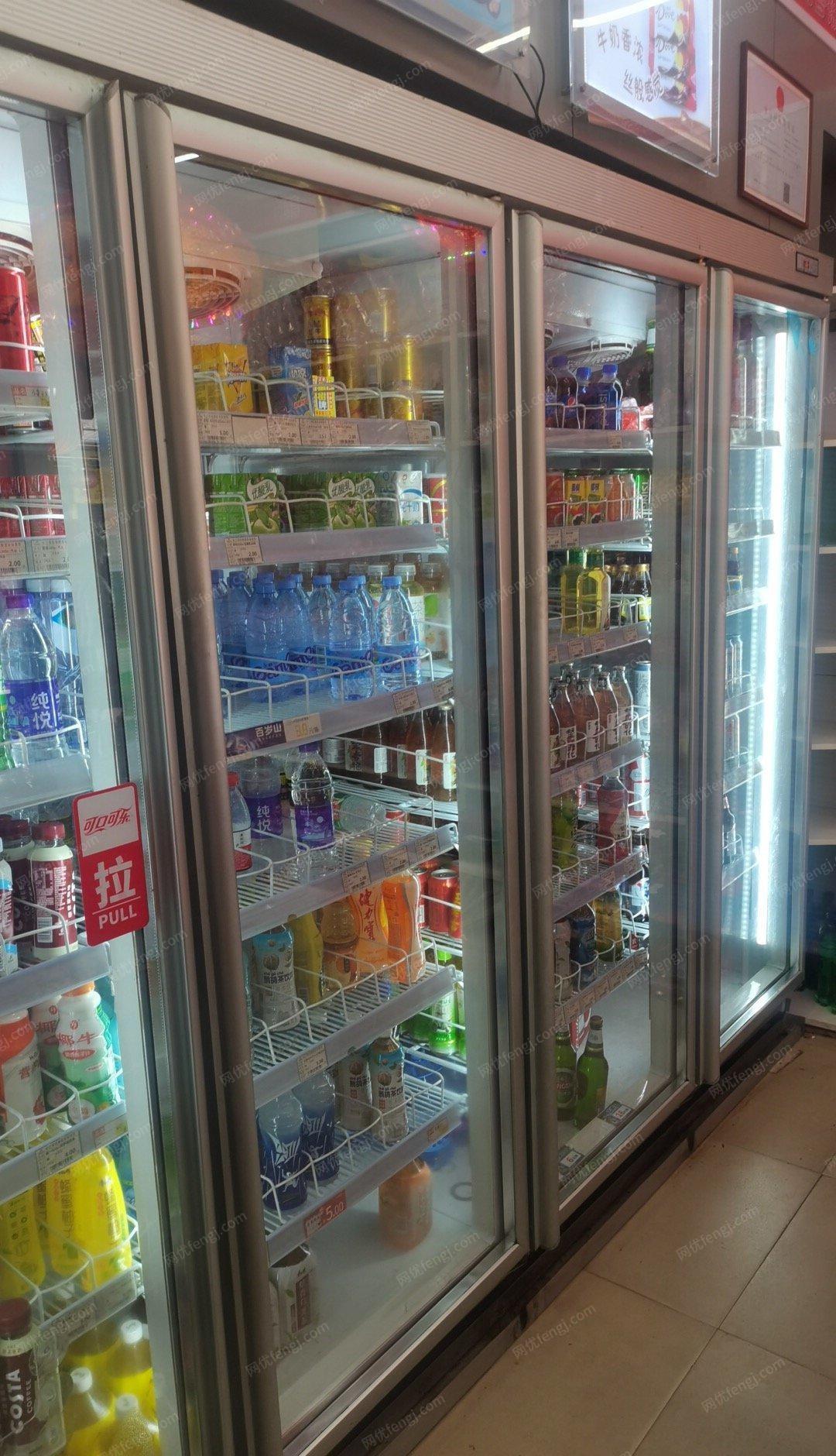 海南海口宜之客超市不做了，现在急急需出售。四开门冰柜。