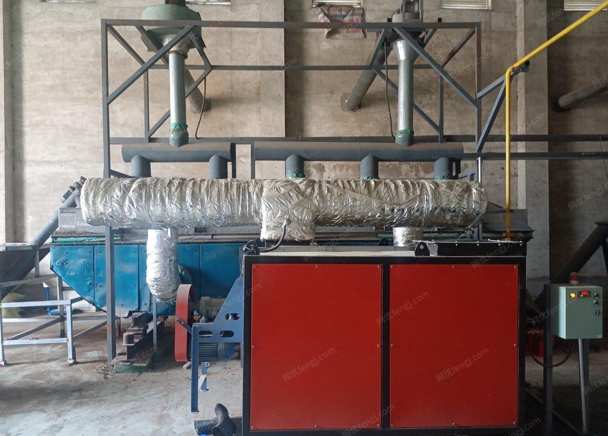 辽宁沈阳出售两套流化床干燥机配两套液化气炉