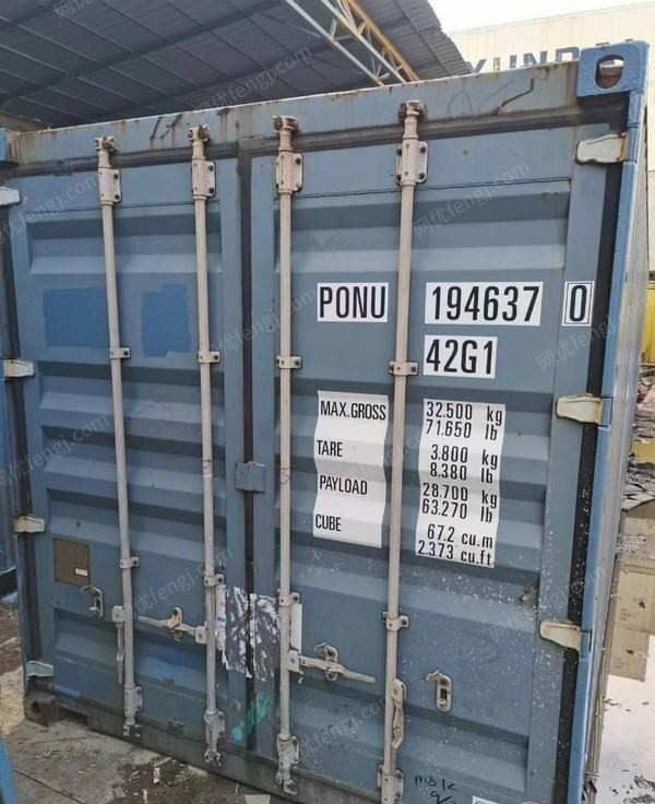广东肇庆转让40尺12米6米平柜海运集装箱