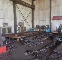 黑龙江哈尔滨处理集装箱办公室，上海沪工500型焊机三台，3米*8米火焰切割机（带等离子一个头）+平台，3吨牛角工位吊2台