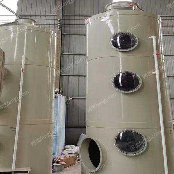 不锈钢pp喷淋塔 环保废气处理设备 酸雾除臭洗涤塔 废气处理设备价格