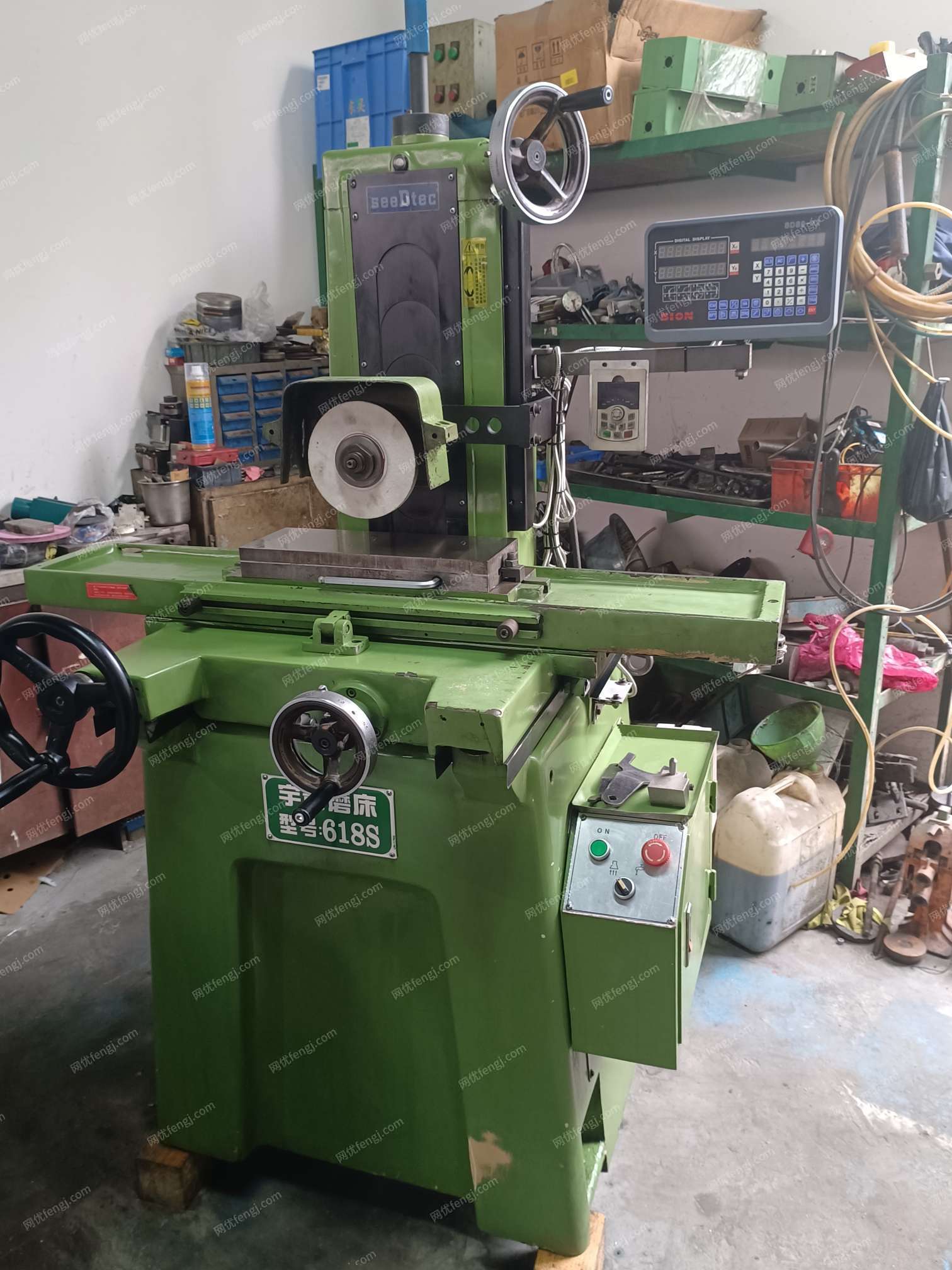 出售台湾宇青618精密手摇磨床