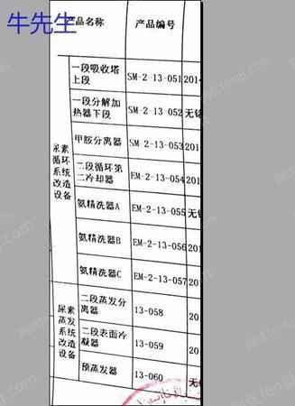 其它化工设备出售