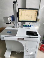 广东东莞个人转让一台二手激光镭雕机/五金刻字光纤激光打标机