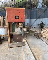 重庆沙坪坝区出售青城牌木工70带锯跑车磨齿机