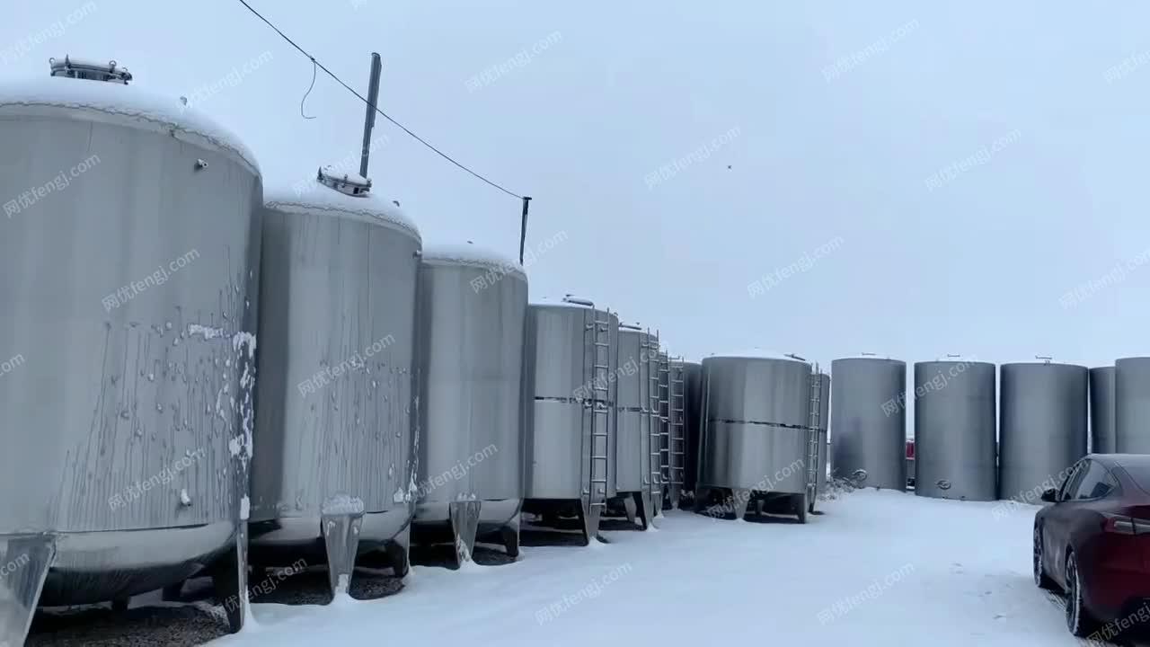 出售二手不锈钢储罐 碳钢储罐 碳钢搅...