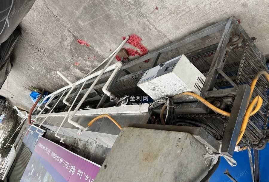 广东肇庆自用闲置9.5新超声波清洗线八米出售