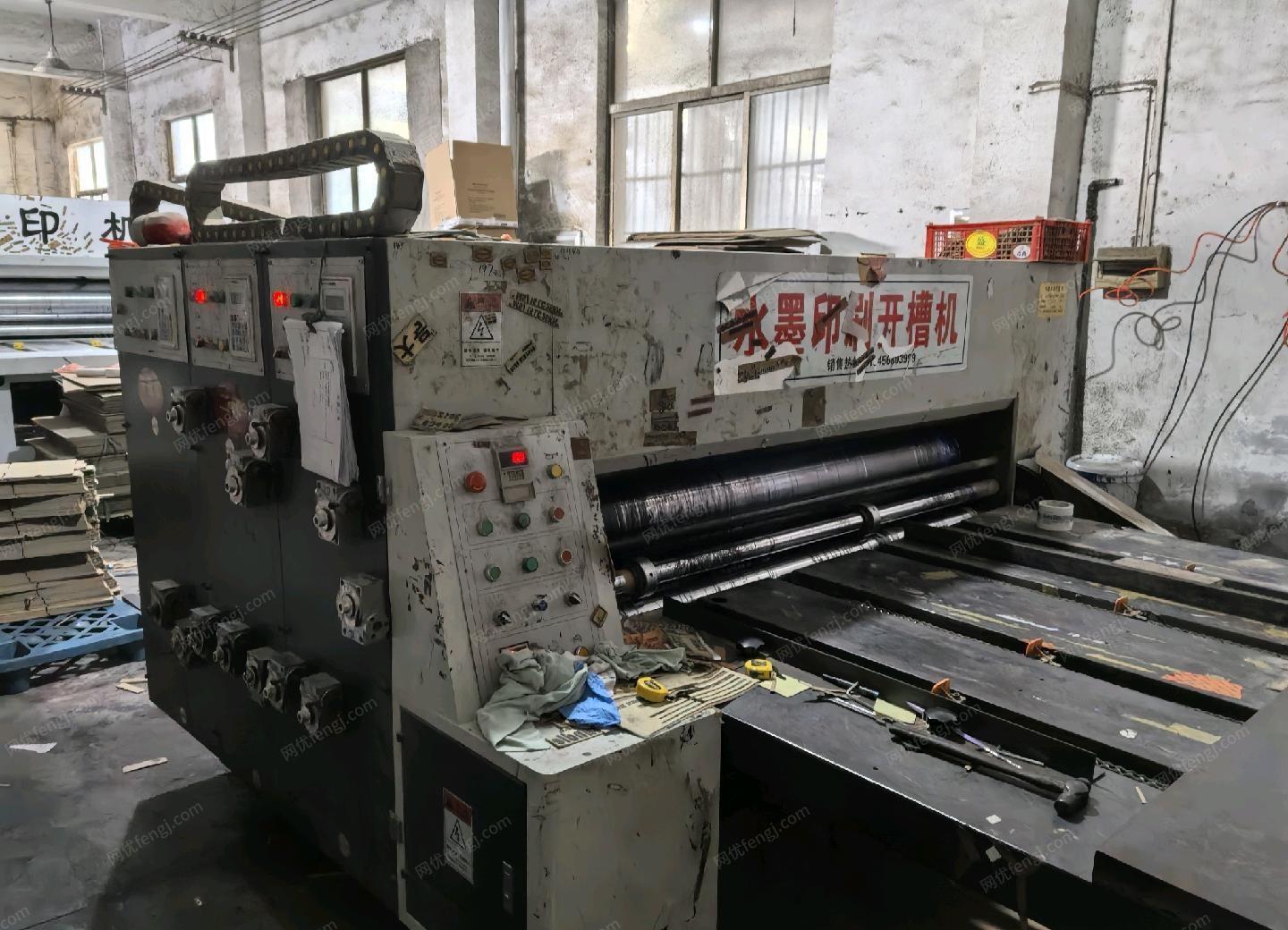 浙江宁波处理18-19年河北2000×900双色水墨开槽印刷机，处理价2万