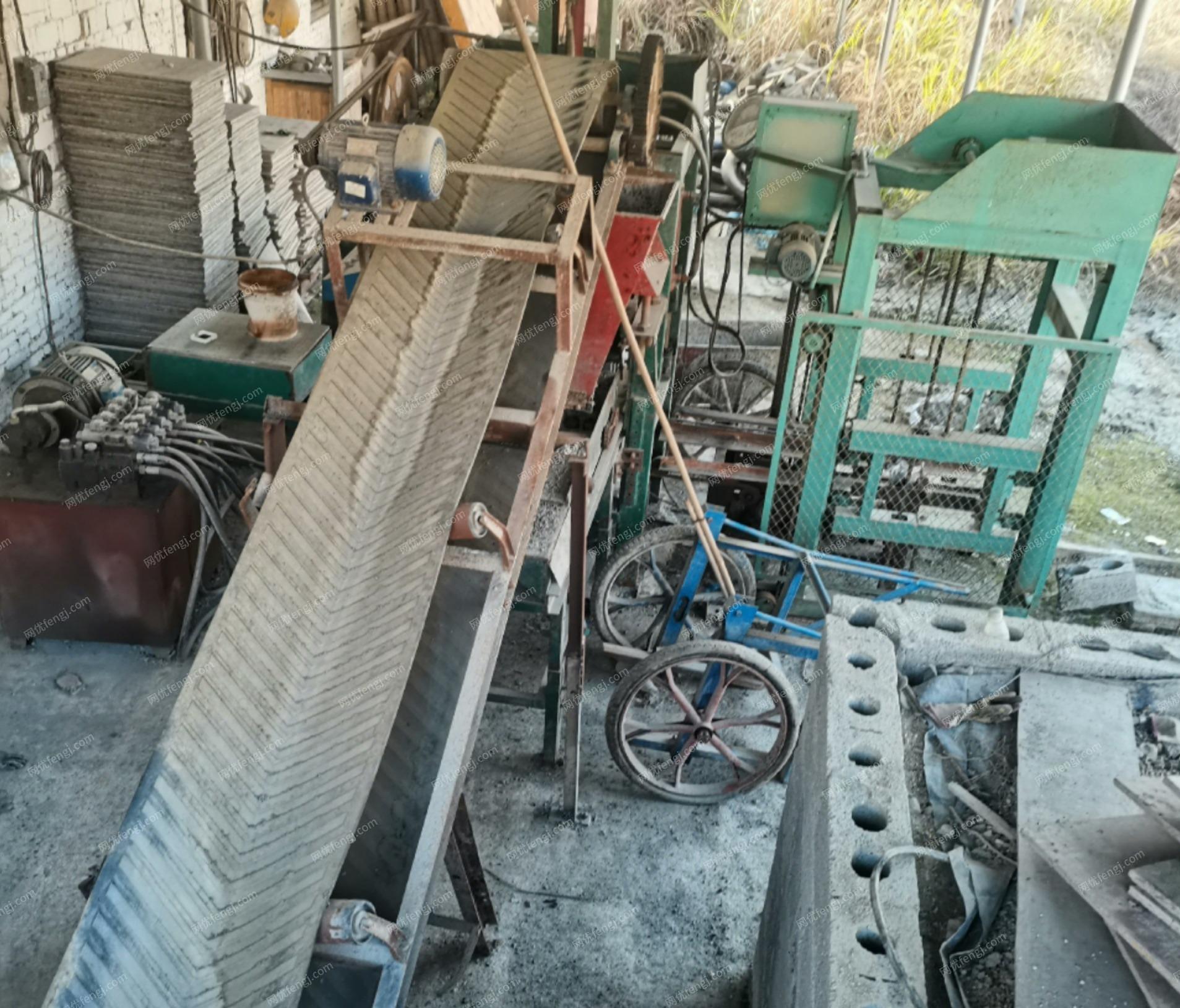 江西九江出售水泥砖机、搅拌机等设备
