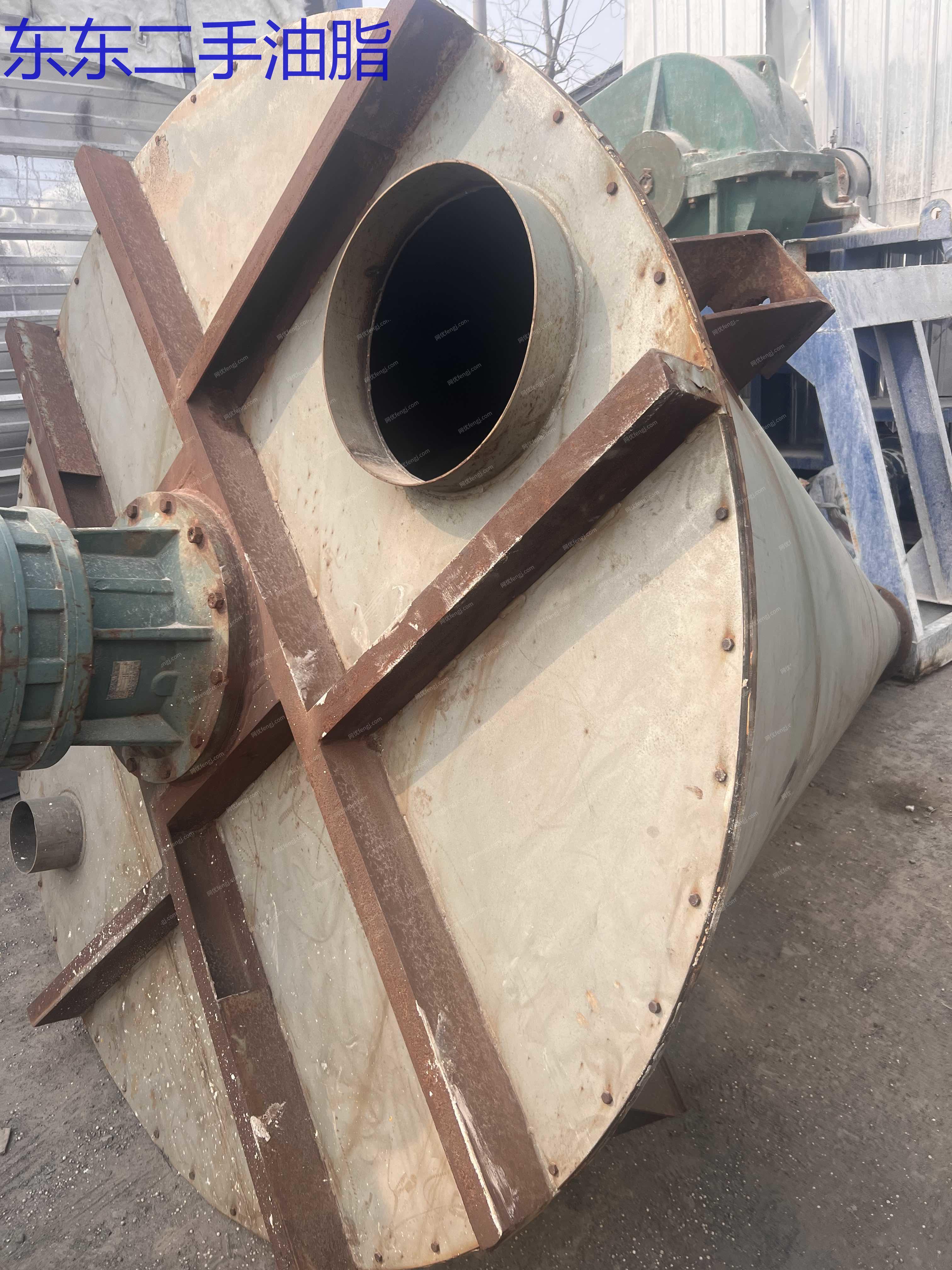 现货库存转让3立方双螺旋混合机 二手锥形混合机 全不锈钢混合机