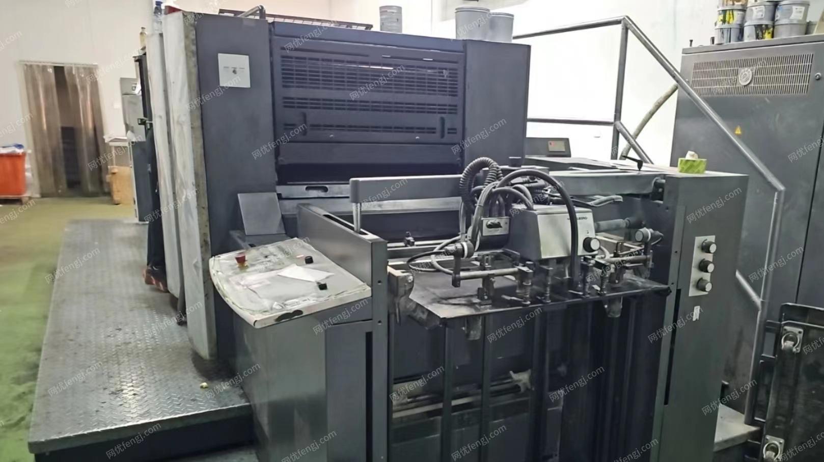 海口工厂自用13年海德堡sm74印刷机处理