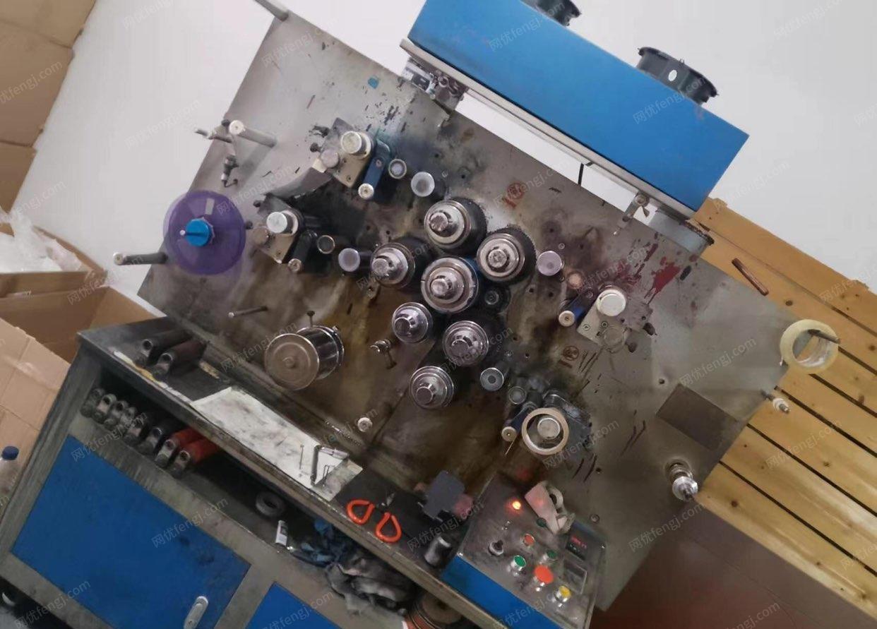 浙江杭州处理15年景大四色轮转商标印刷机机，晒版机