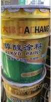 新疆石河子出售100桶醇酸涂料漆，未拆封。