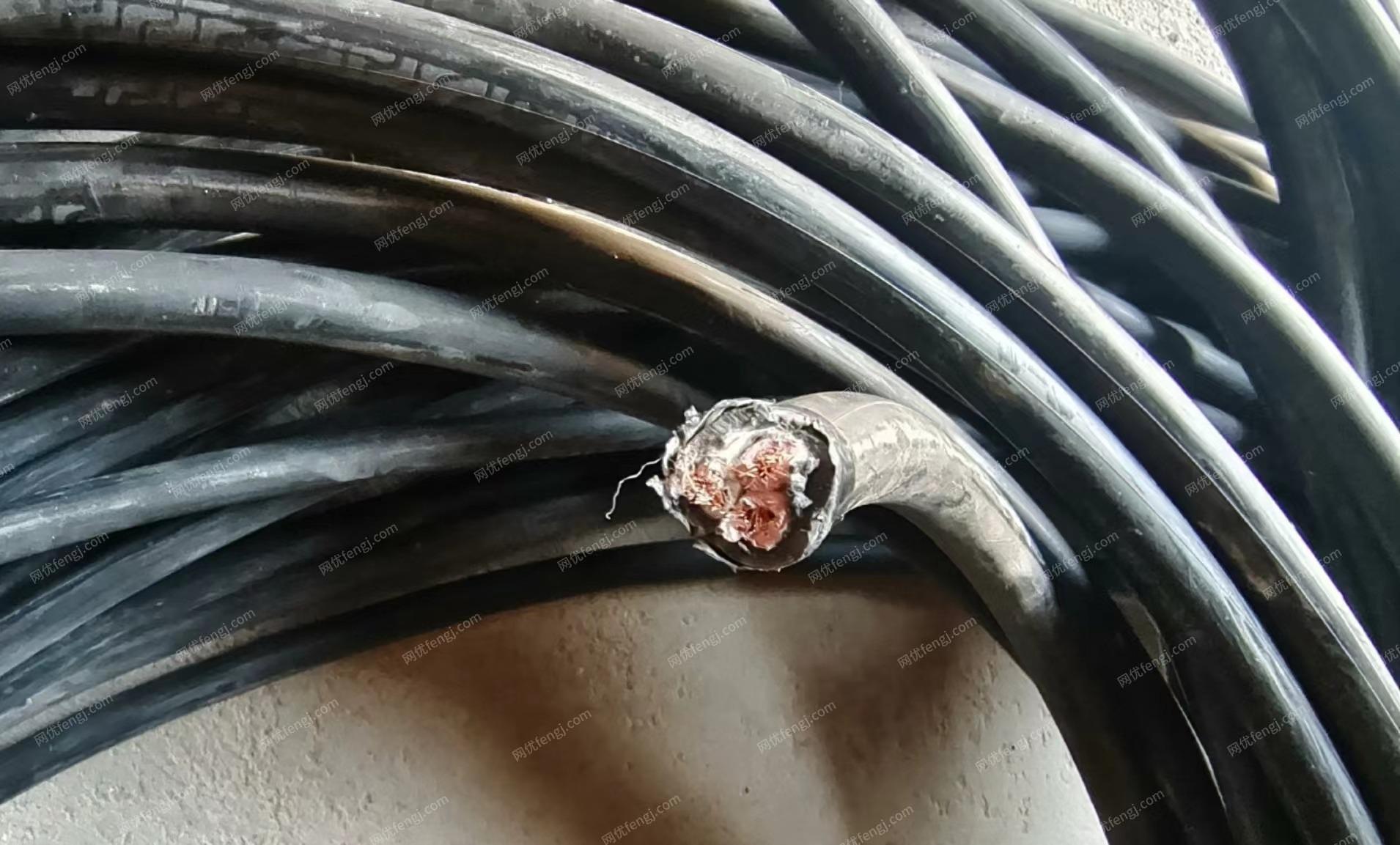 安徽亳州自家充电桩刚拆下来的国标电缆处理