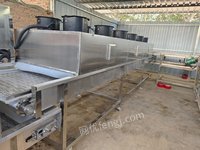 茶厂处理2023年蔬菜漂烫生产线 +清洗机+烘干机