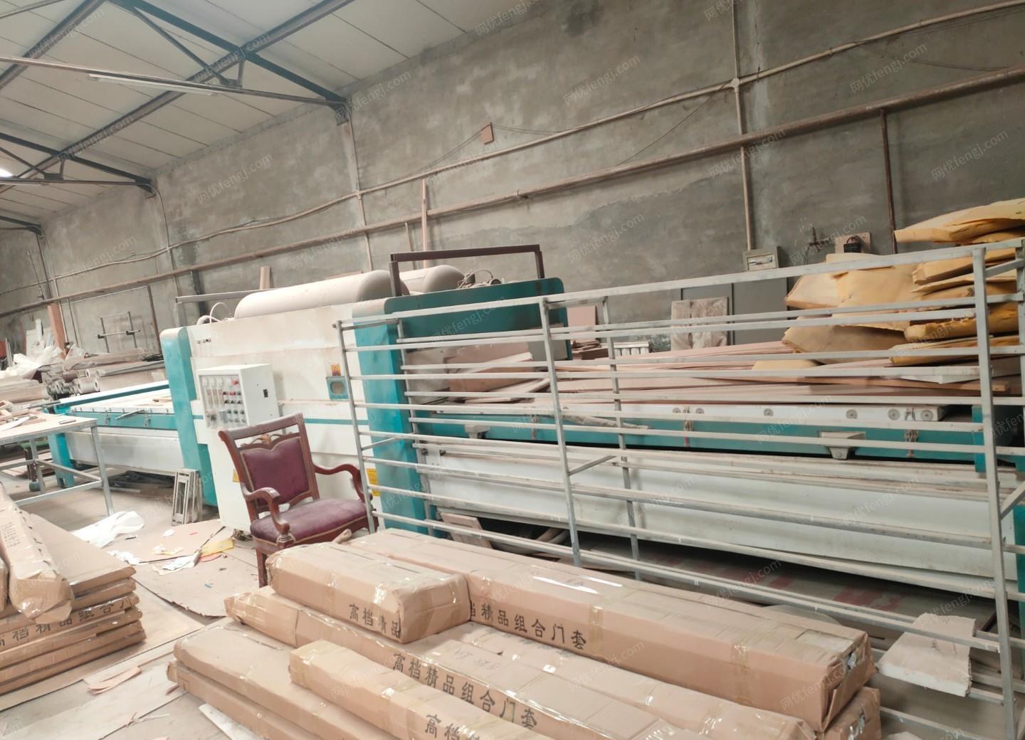 内蒙古呼和浩特家具厂生产设备整体转让，接受就能生产。