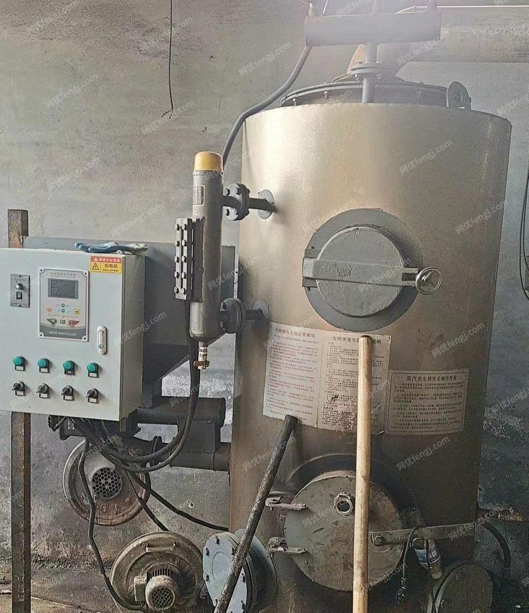 山东滨州出售300公斤生物质蒸汽发生器一套
