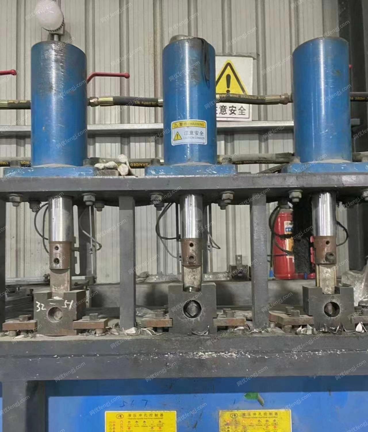 广东惠州工厂搬迁急出七工位液压坡口机
