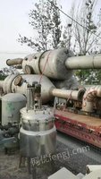 出售三效6吨钛材强制循环蒸发器