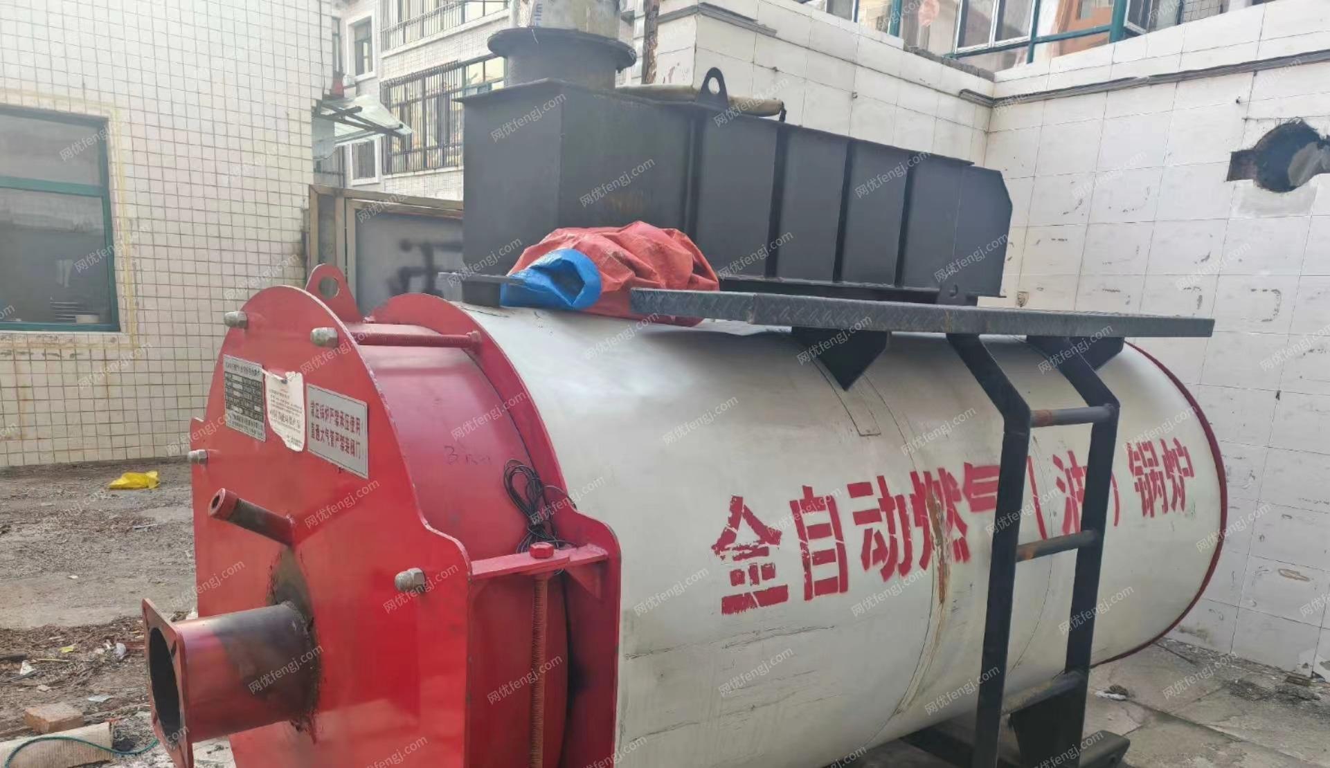 黑龙江哈尔滨出售使用两年的燃气(油）常压热水锅炉