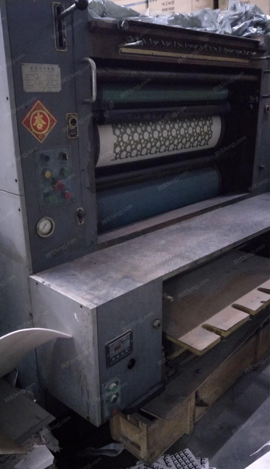 广东东莞处理啤机，日本单色全开印刷机等设备