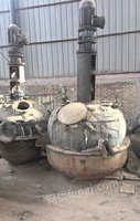 河北邢台出售不锈钢红外加热反应釜500l带配电柜，八台，九成新