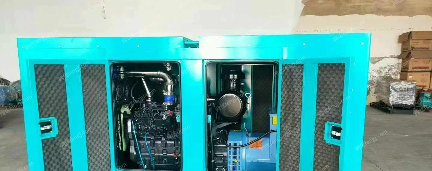 河北张家口出售柴动力电阻柴油发电机99新带隔音箱