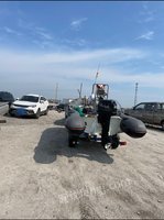 5月8日4.3米RIB橡皮艇配百胜30匹发动机带拖车探鱼器功能正常处理招标