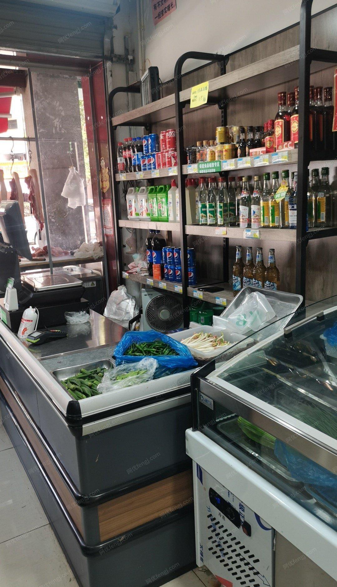 湖南长沙九成新的生鲜超市设备转让