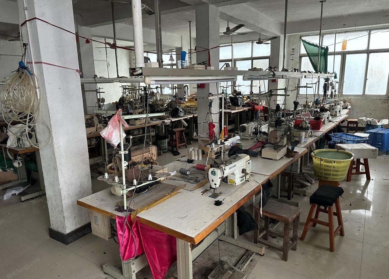 浙江温州服装厂设备100多台低价转让