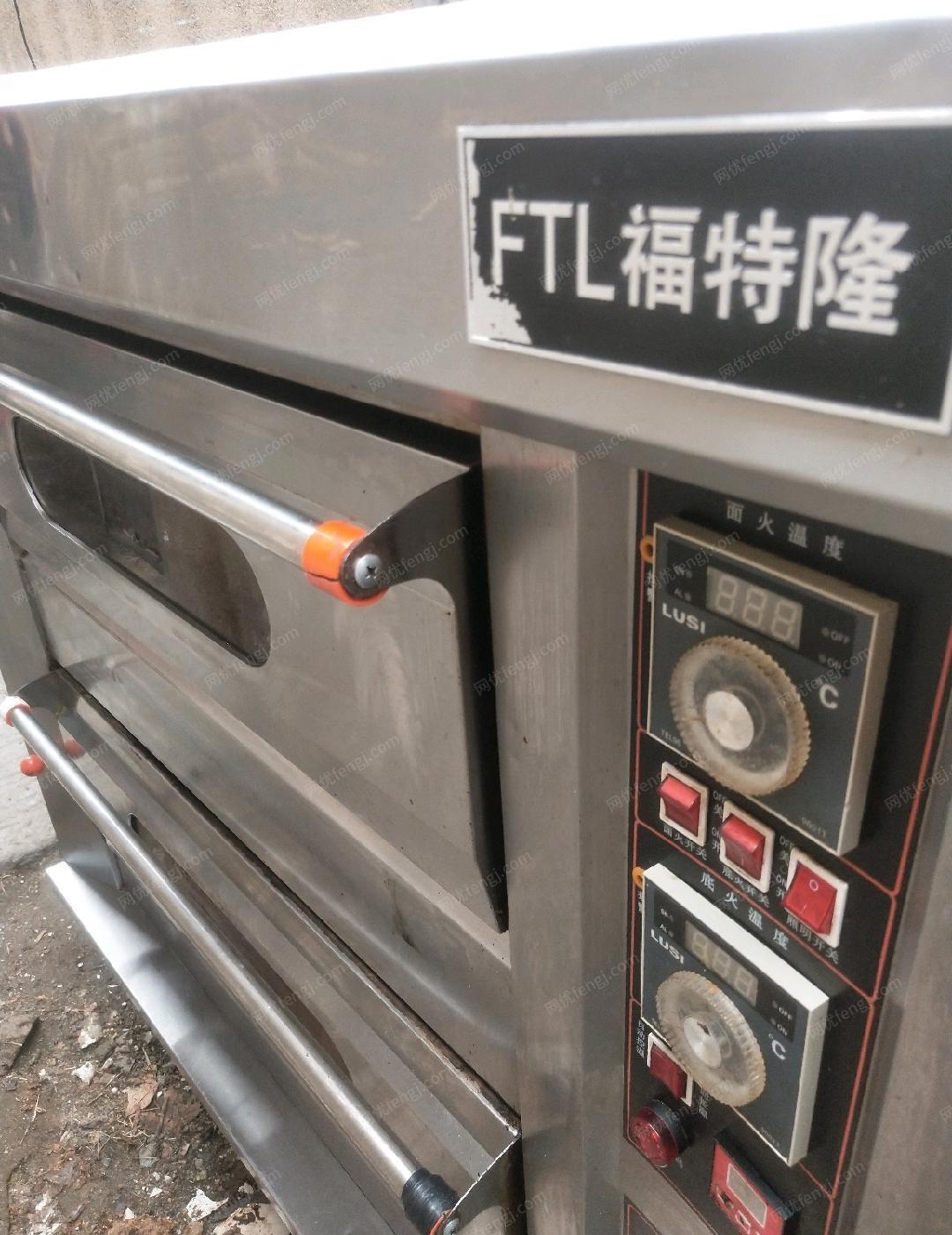 山东青岛二层四盘燃气烤箱出售