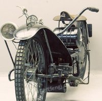 5月12日纯手工制作全新复刻60年代古董摩托车无手续仅供收藏处理招标