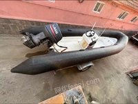 5月13日5.8米RIB玻璃钢橡皮艇配雅马哈两冲60马力功能正常无手续处理招标