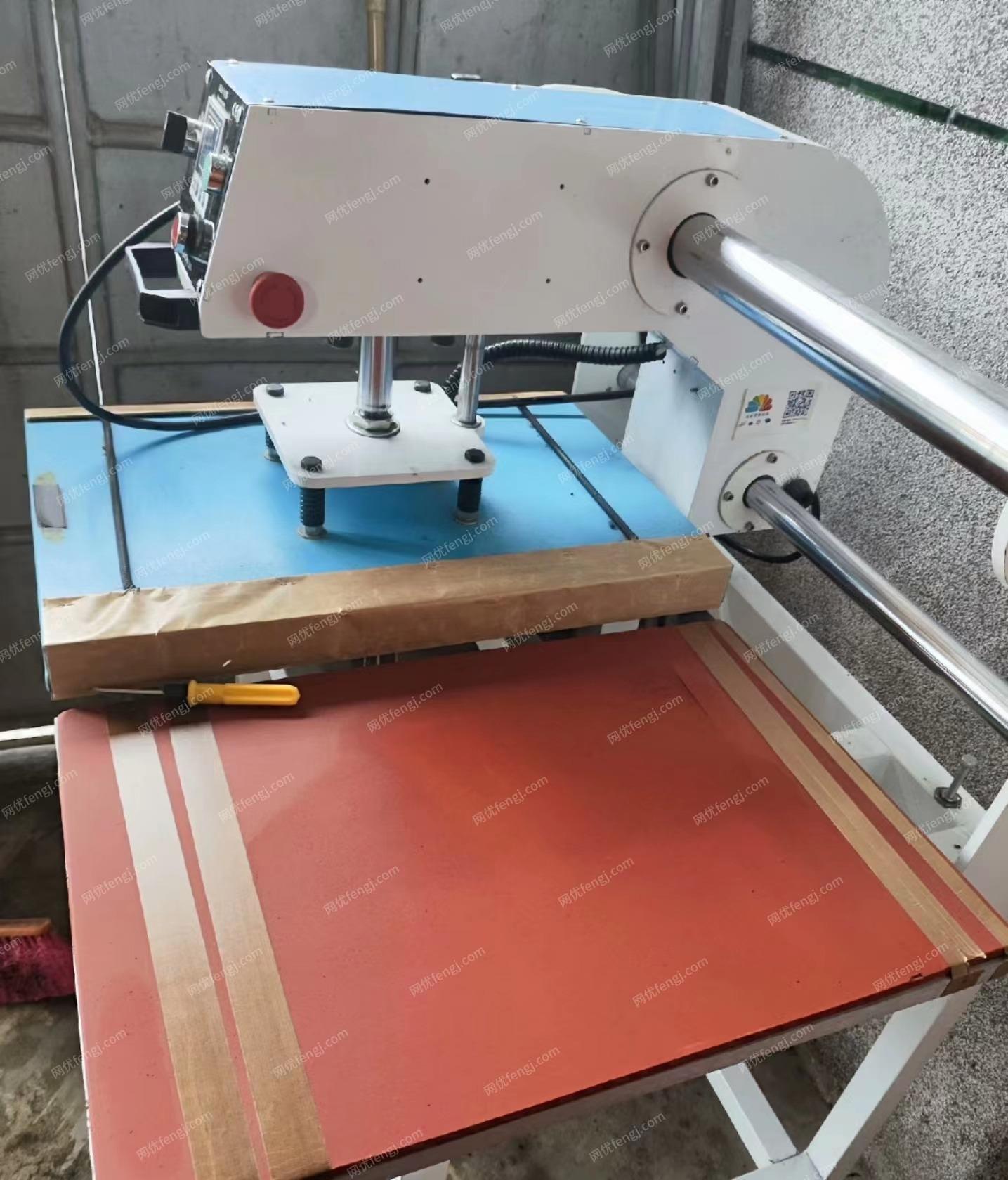 广东揭阳出售一台40 x 60 双工位热转印印花机