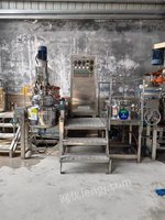 出售二手50升，200升，300升，500升真空乳化机多台