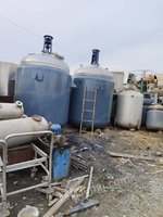 加个订制不锈钢反应釜  蒸汽加热反应釜  内盘管外夹套不锈钢