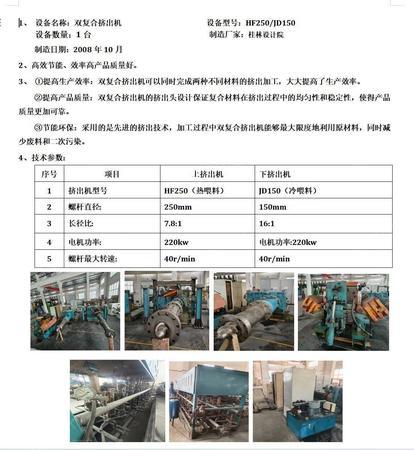 二手擠出機出售