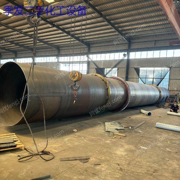 二手锯末滚筒烘干机 木屑鸡粪内热式烘干秸秆干燥设备 物料分布均匀 二手烘干机回收