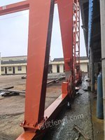 江苏扬州出售两台5吨跨度19米升高8米龙门吊
