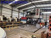 出售二手?jǐn)?shù)控龍門加工中心,工作臺(tái)面3X10米,帶全自動(dòng)銑頭.龍門過(guò)寬4米,刀庫(kù)60把,三一重工產(chǎn)