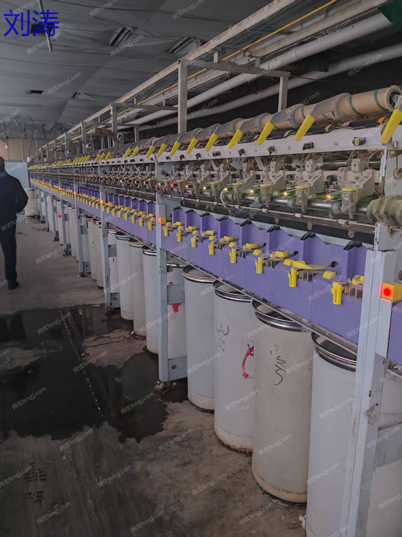 出售泰坦368氣流紡 二手棉麻紡紗設(shè)備出售