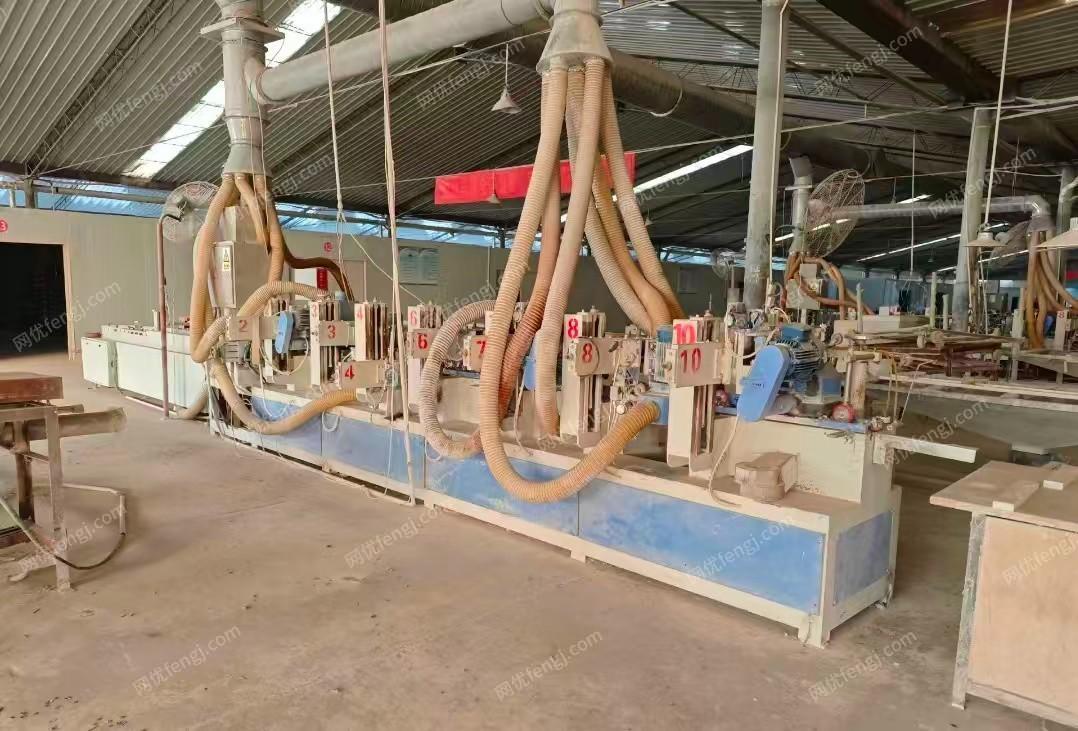 出售涂泥线条设备数套带10000平方厂房和2层办公楼宿舍食堂等