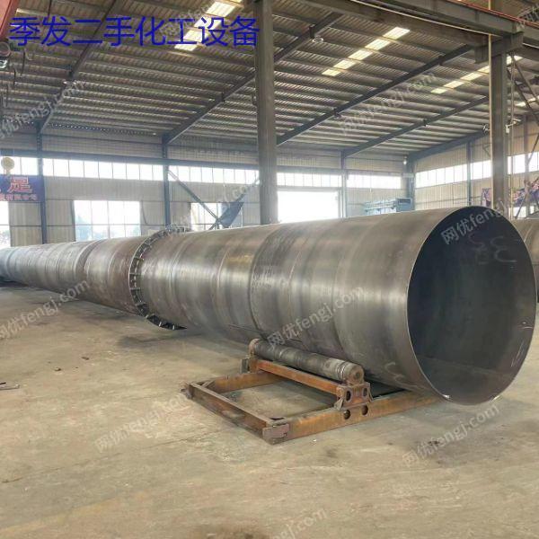 二手复合肥滚筒烘干机 木屑稻谷全自动烘干刮板干燥设备 规格可选 二手烘干机转让