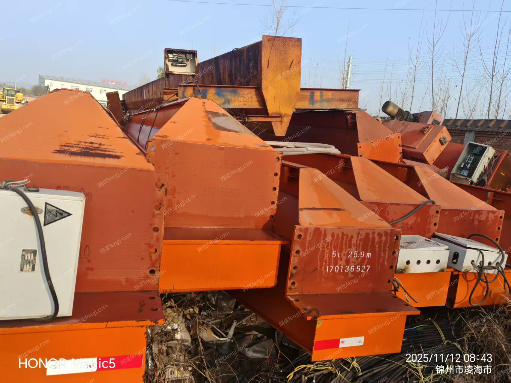 二手单梁行车回收